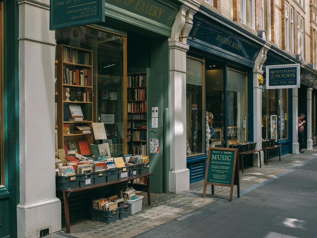 Street view of painted shopfronts by commercial painter in Windsor