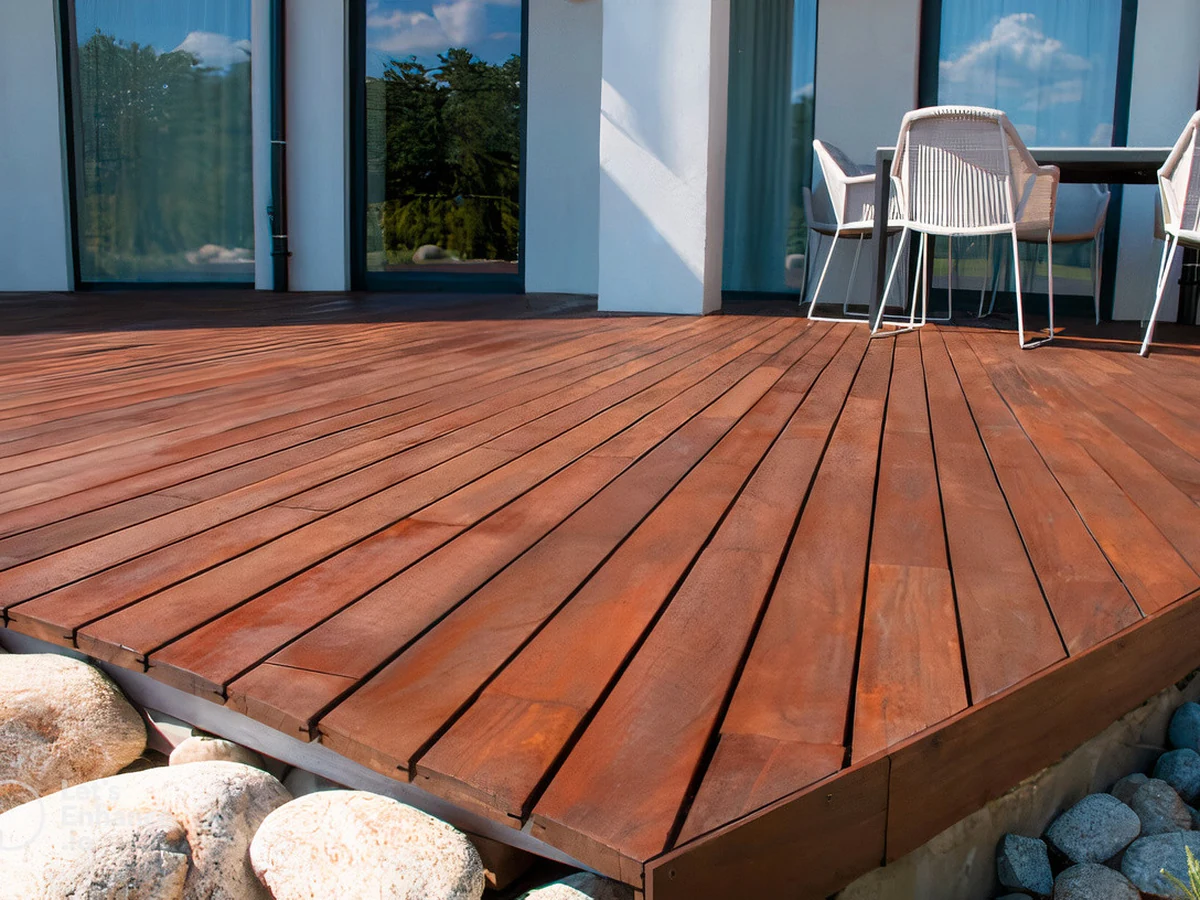Professional hardwood deck painting in Windsor by skilled decorators