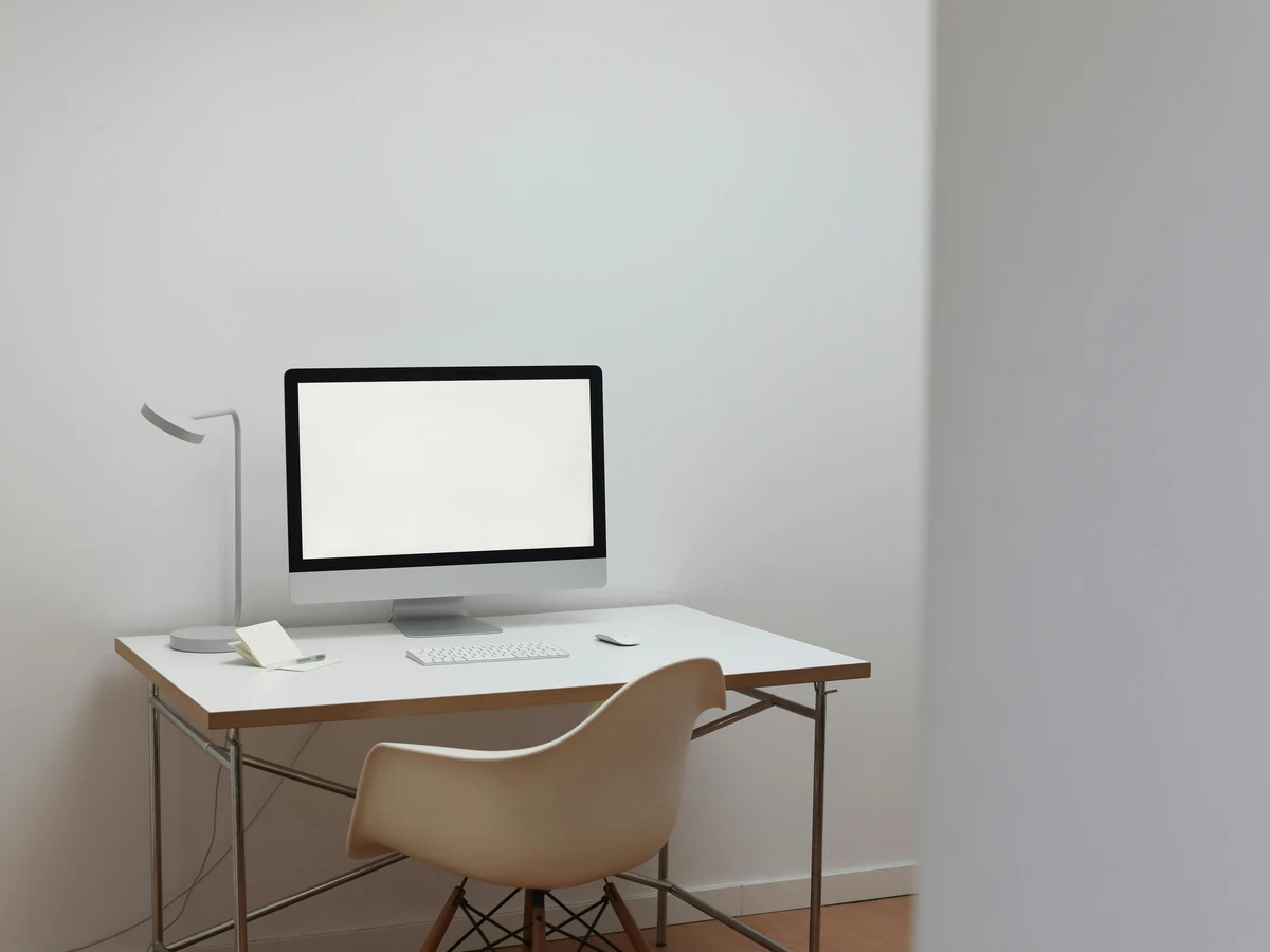 Minimalist home office painting in Windsor by Windsor Decorators